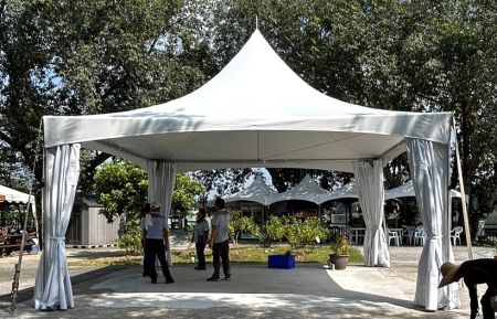 6Mx6M High Peak Tent & Sail Shade for Park Rest Area